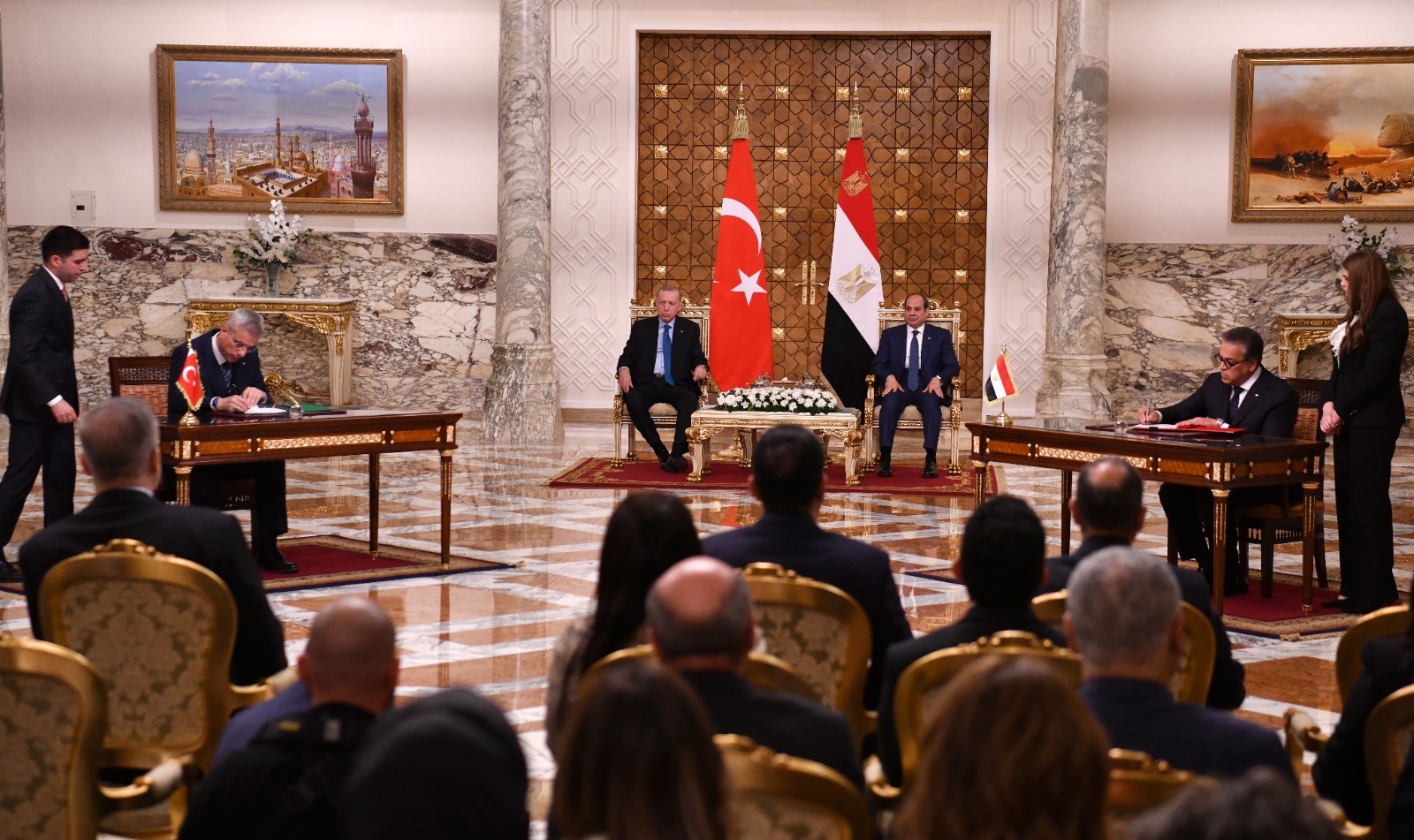 أخبار مصر - بنود الإعلان المشترك للاجتماع الثاني لمجلس التعاون الاستراتيجي رفيع المستوى بين «مصر وتركيا»