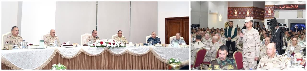 محطة مصر نيوز - وزير الدفاع يتفقد الجاهزية القتالية للمنطقة المركزية العسكرية