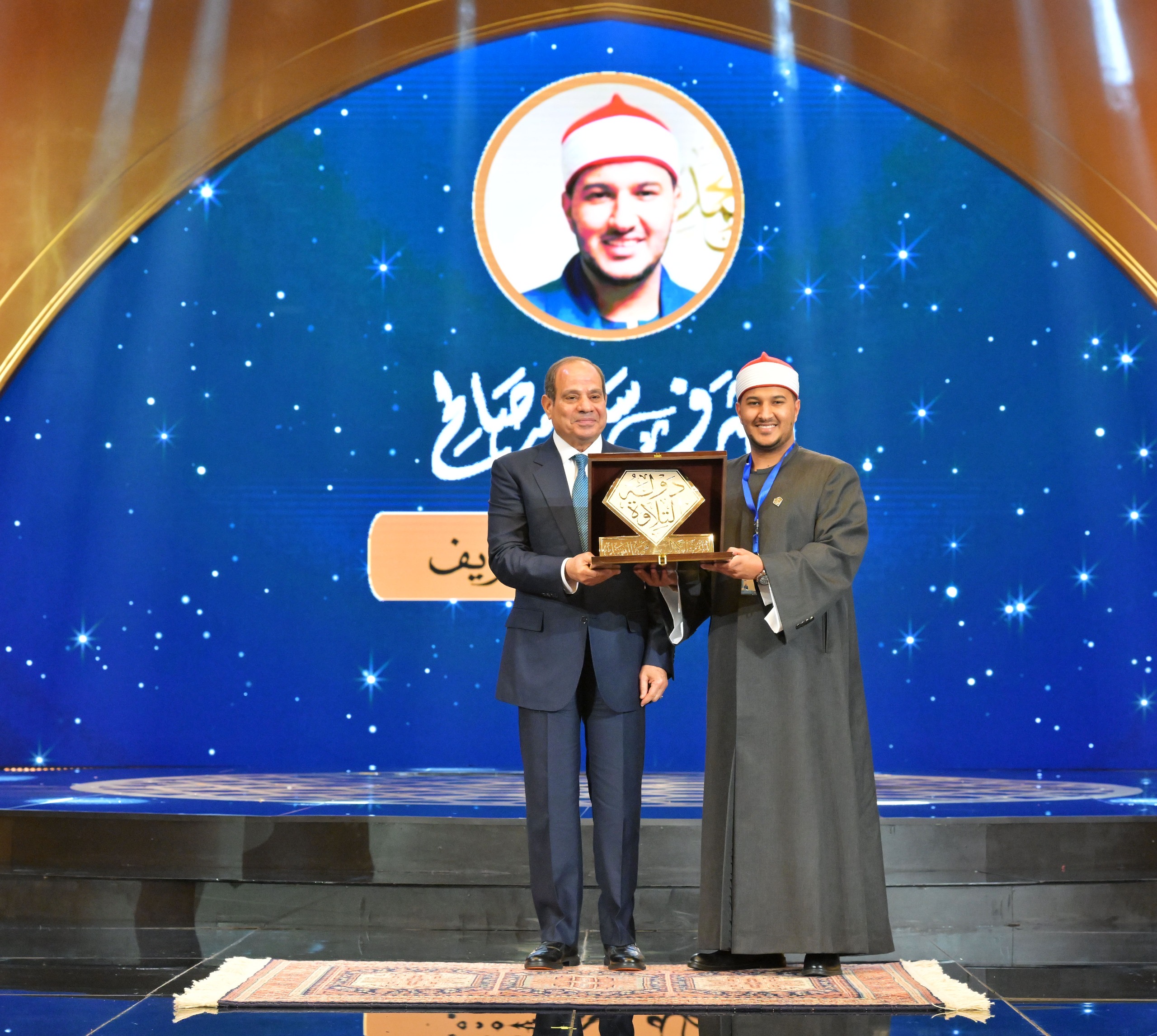 محطة مصر نيوز - الرئيس عبد الفتاح السيسي يشهد احتفال وزارة الأوقاف بليلة القدر