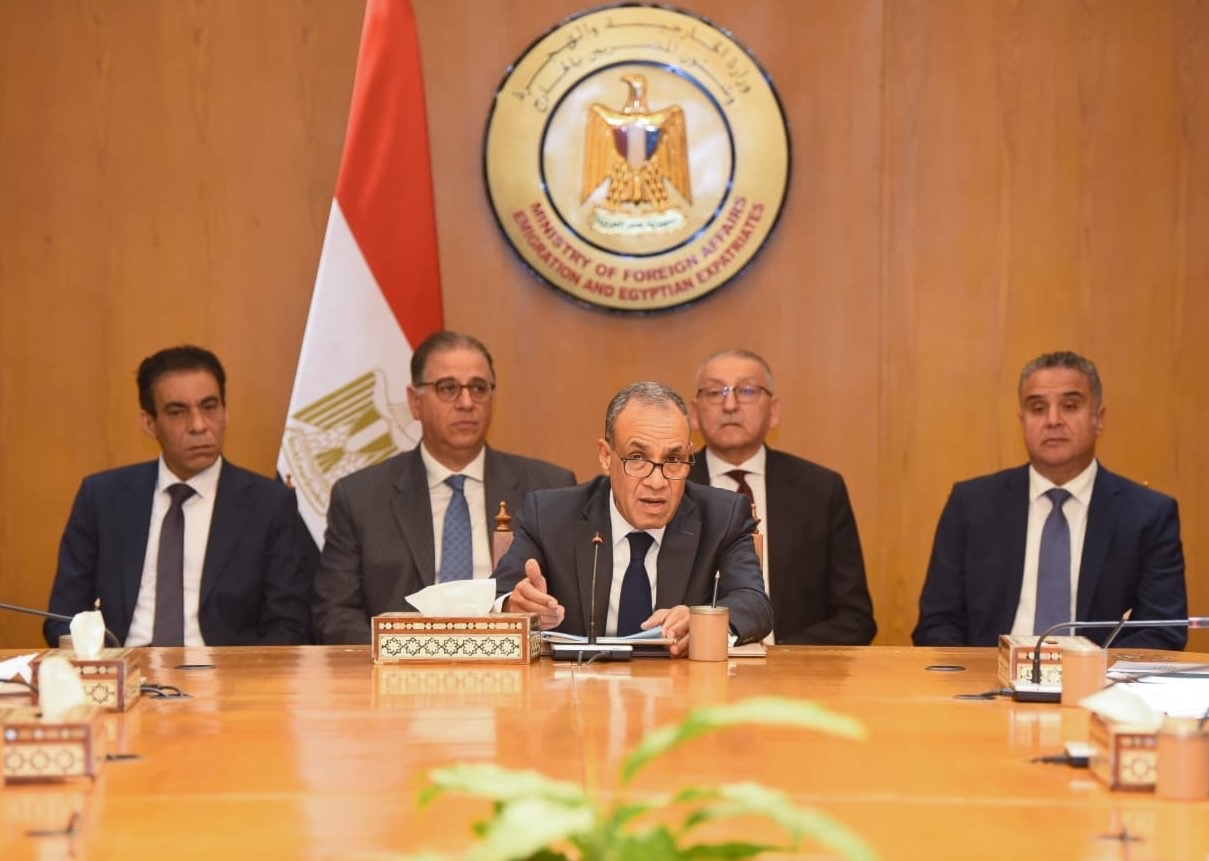 محطة مصر نيوز - «الخارجية» تستضيف اجتماعاً تنسيقياً بمشاركة عددٍ من الوزراء لمتابعة قضايا المصريين بالخارج