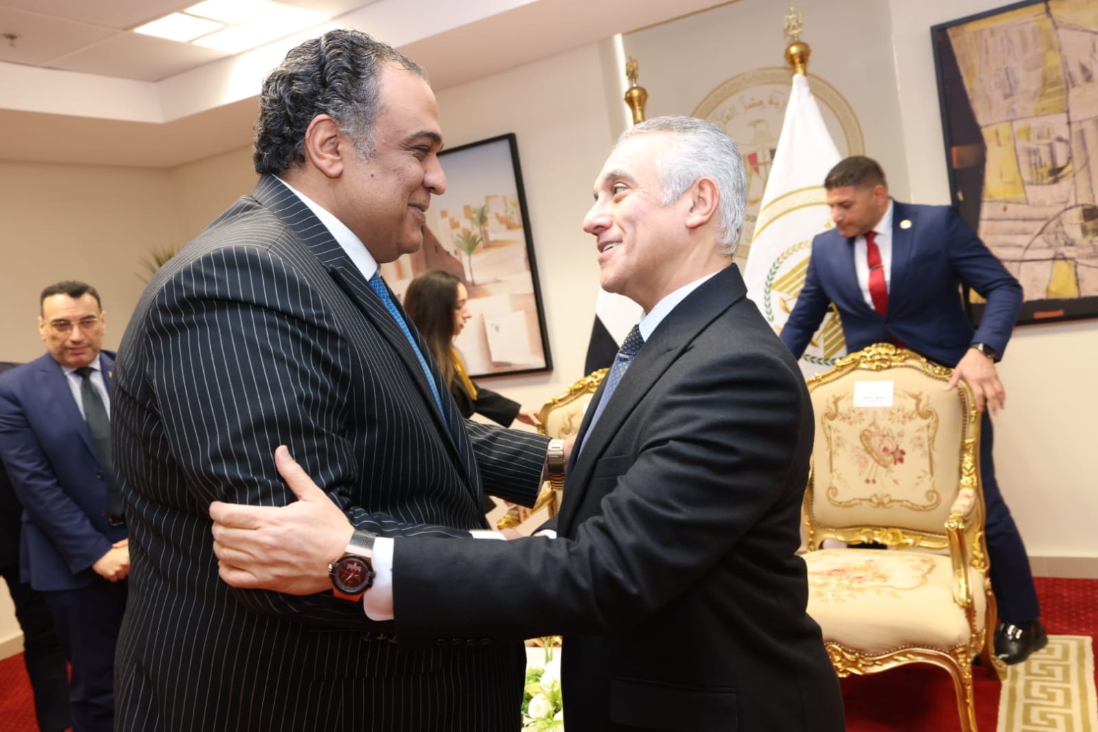 محطة مصر نيوز - وزير العدل يستقبل رئيس وأعضاء ناديي قضاة جنوب سيناء والسويس