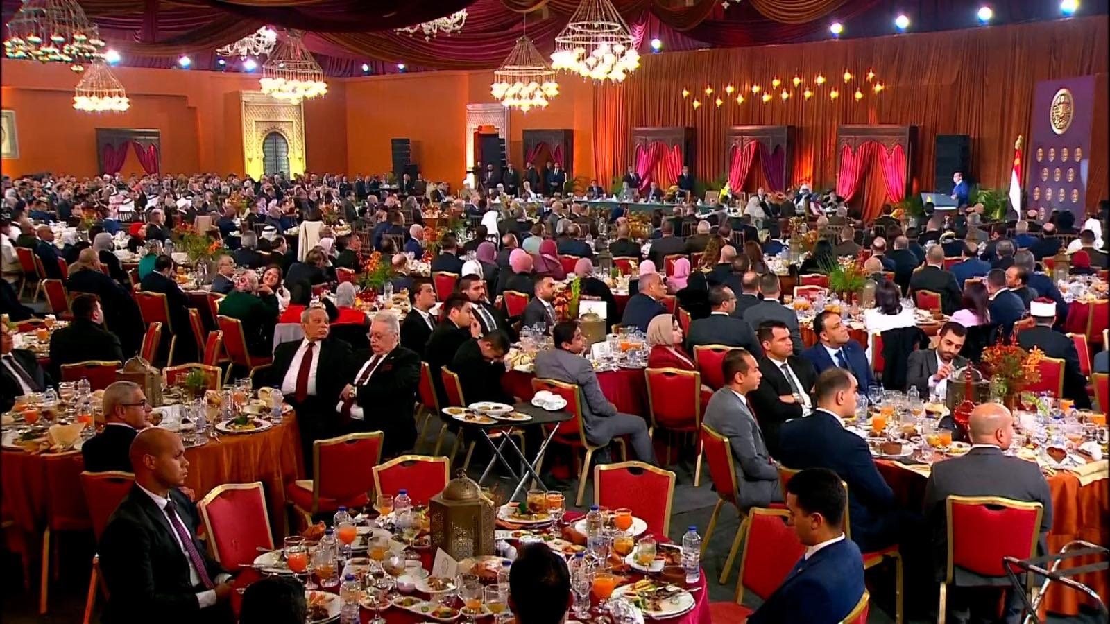 محطة مصر نيوز - الرئيس عبد الفتاح السيسي يُشارك في حفل إفطار الأسرة المصرية