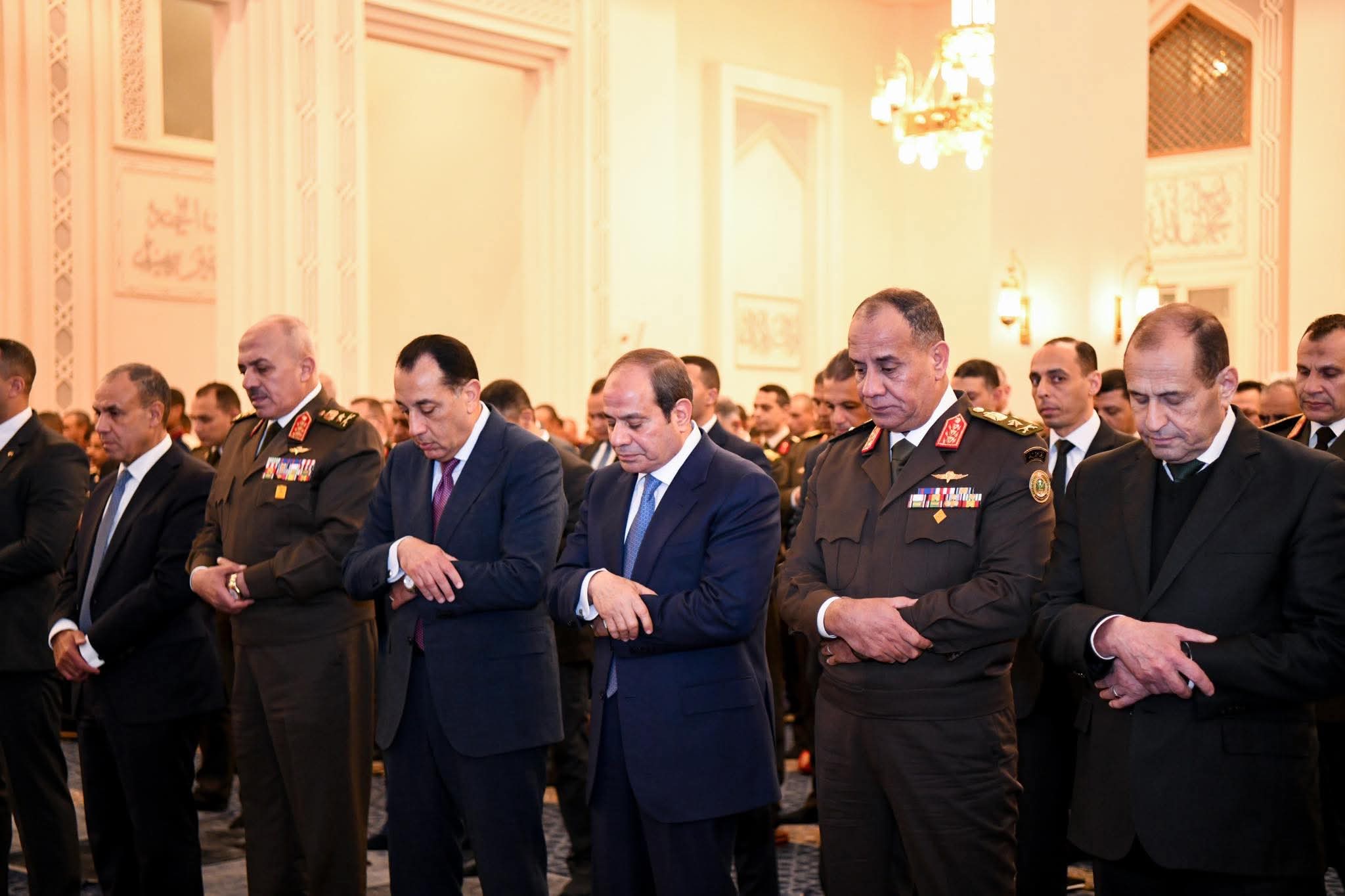 محطة مصر نيوز - الرئيس السيسي يشارك حفل إفطار الأكاديمية العسكرية المصرية