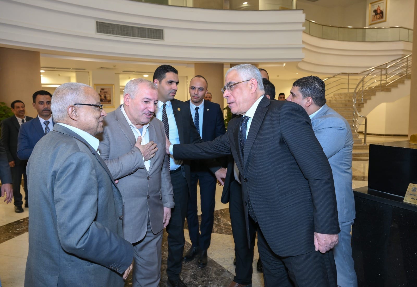 محطة مصر نيوز - النائب العام يشارك موظفي السكرتارية وأفراد حراسته الخاصة مأدبة الإفطار