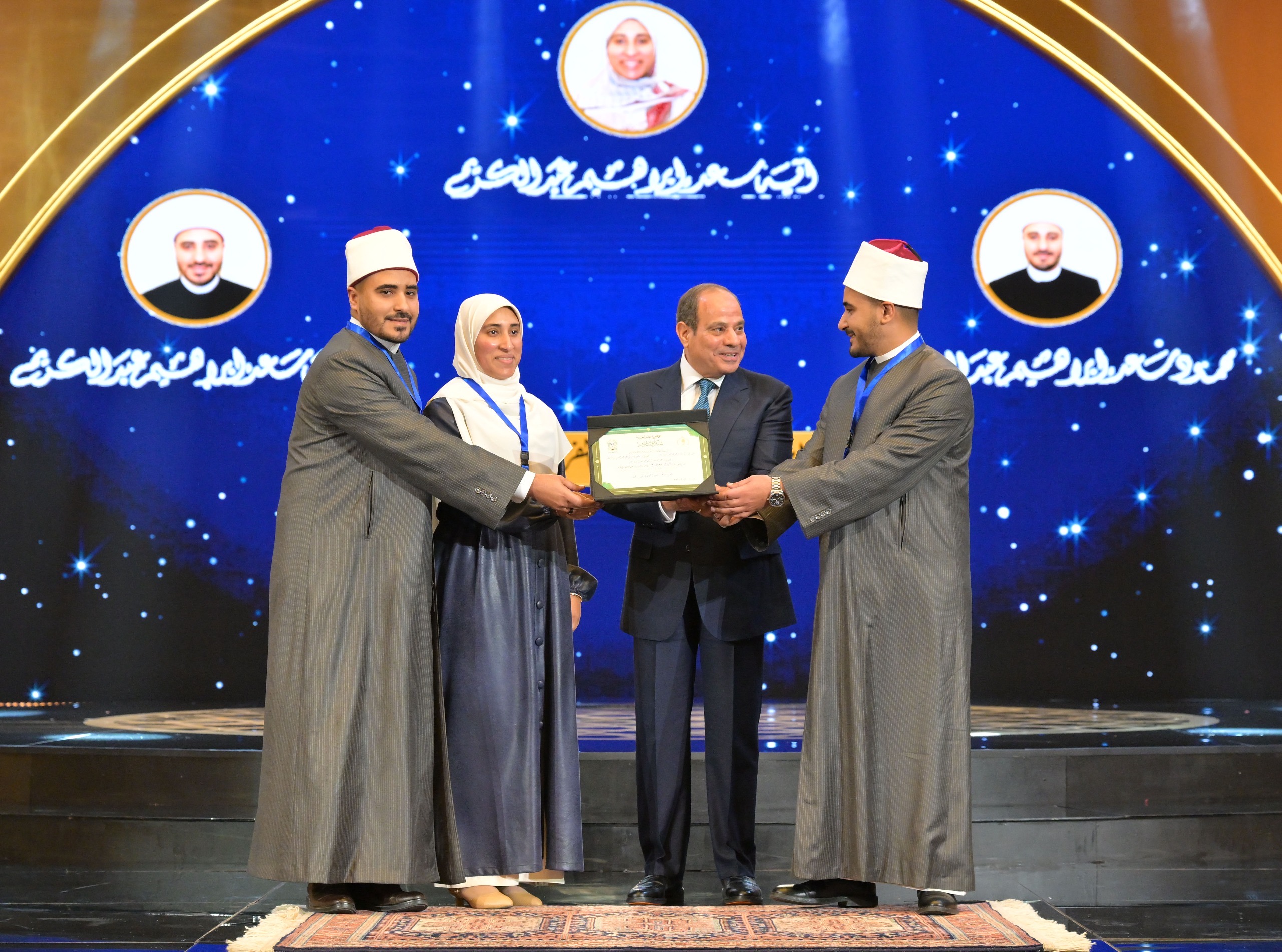 محطة مصر نيوز - الرئيس عبد الفتاح السيسي يشهد احتفال وزارة الأوقاف بليلة القدر