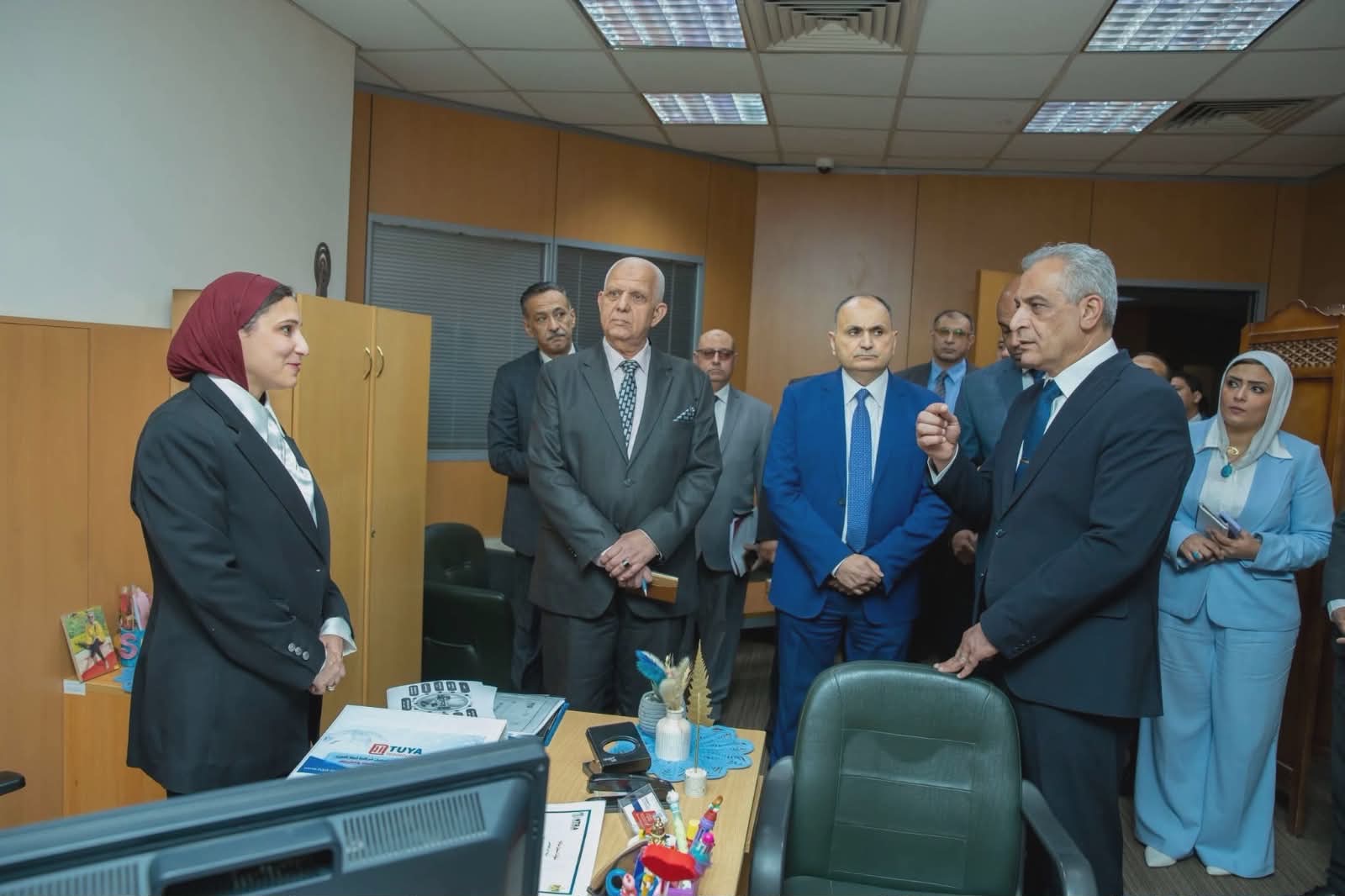 محطة مصر نيوز - خلال تفقده شركة تويا تكنولوجيا.. وزير الإنتاج الحربي يتابع منظومات العمل الرقمية وتأمين الشبكات