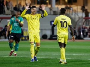 النصر السعودي يكتسح «النجمة» بـ خماسية ويبتعد بصدارة الدوري السعودي محطة مصر نيوز - النصر السعودي يكتسح «النجمة» بـ خماسية ويبتعد بصدارة الدوري السعودي