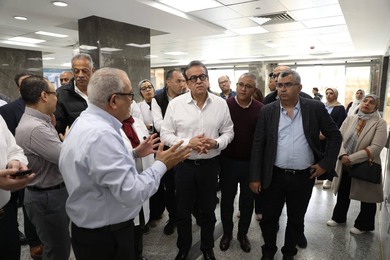 محطة مصر نيوز - وزير الصحة يتفقد أعمال تطوير مستشفى مدينة نصر للتأمين الصحي