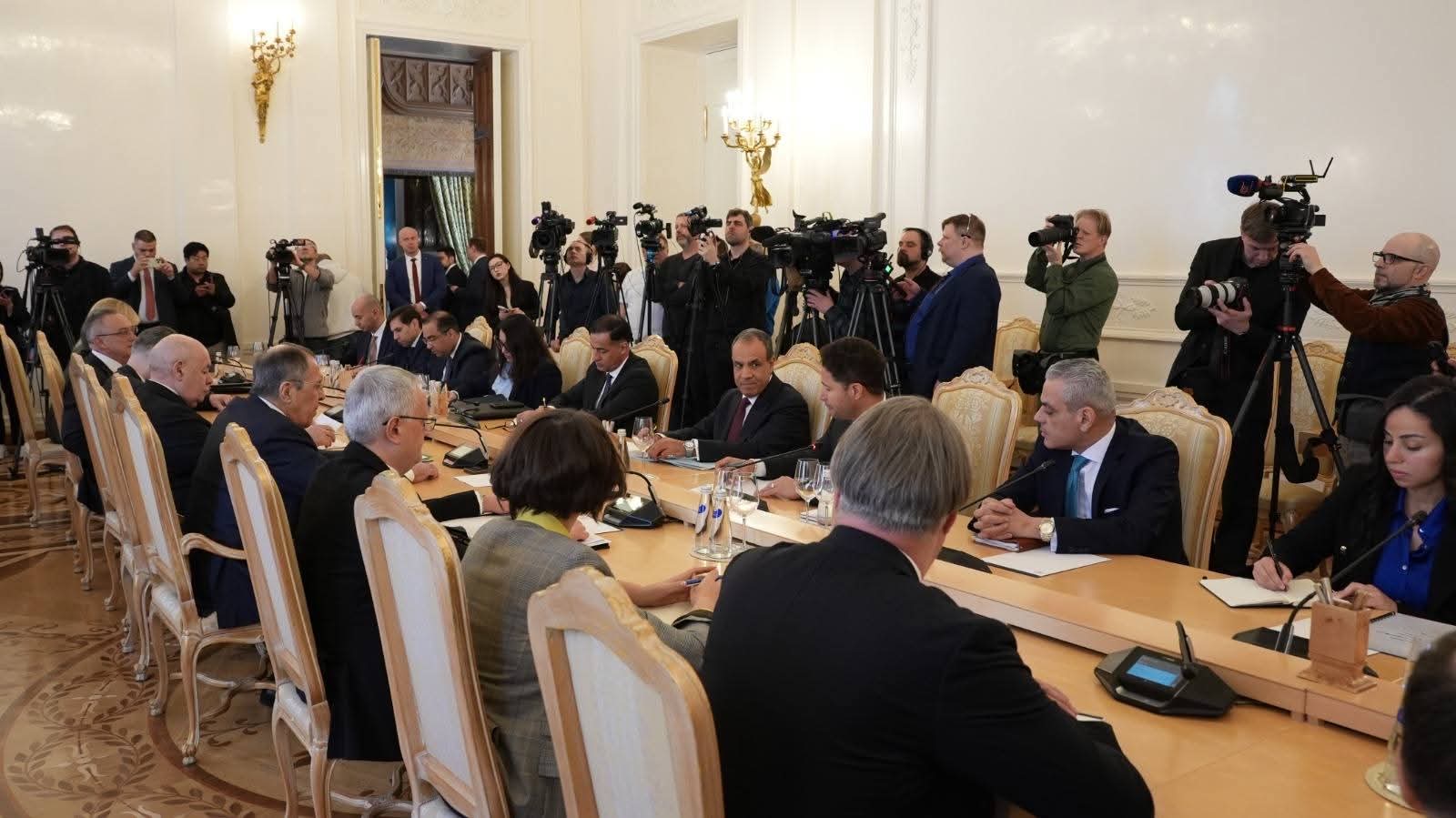 محطة مصر نيوز - وزير الخارجية ونظيره الروسي يبحثان في موسكو سبل تطوير العلاقات الثنائية