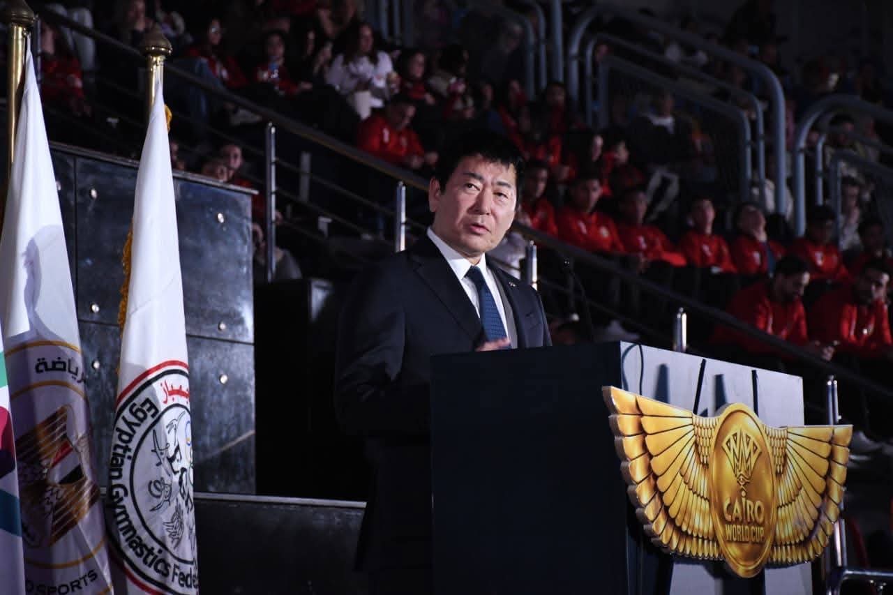 محطة مصر نيوز - وزير الشباب والرياضة يفتتح بطولة كأس العالم للجمباز الفني بحضور رئيس الاتحاد الدولي للجمباز