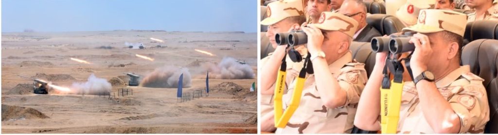 محطة مصر نيوز - وزير الدفاع والإنتاج الحربي يشهد تنفيذ المرحلة الرئيسية للمشروع التكتيكى بجنود «بدر 2026» بالذخيرة الحية