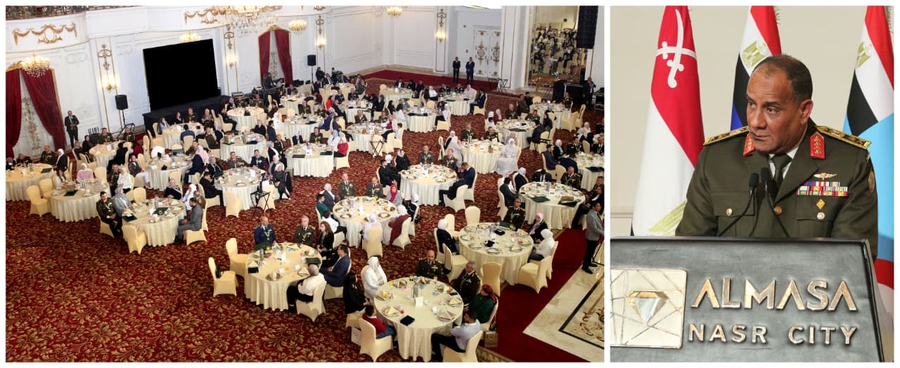 محطة مصر نيوز - وزير الدفاع والإنتاج الحربي يكرم عدداً من القادة الذين أوفوا العطاء بالقوات المسلحة