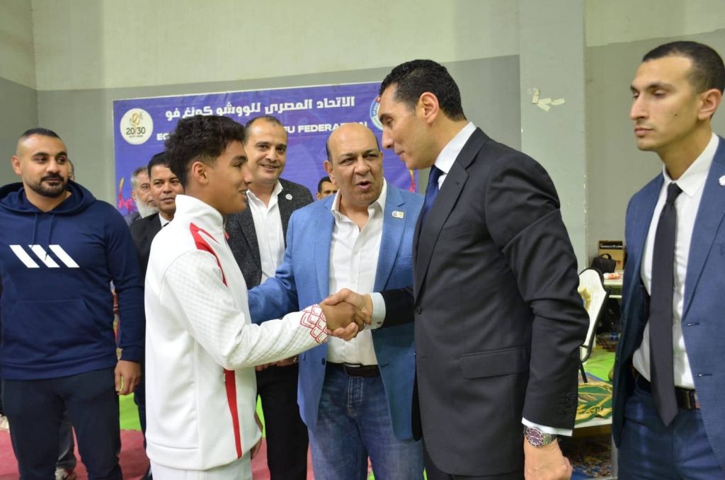 وزير الشباب والرياضة يدعم أبطال الووشو كونغ فو باستاد القاهرة بعد إنجاز بطولة العالم محطة مصر نيوز - وزير الشباب والرياضة يدعم أبطال الووشو كونغ فو باستاد القاهرة بعد إنجاز بطولة العالم