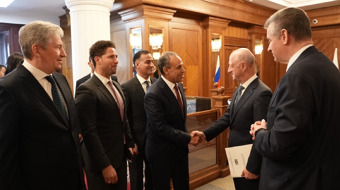 محطة مصر نيوز - وزير الخارجية المصري يلتقي رئيس مجلس الدوما الروسي