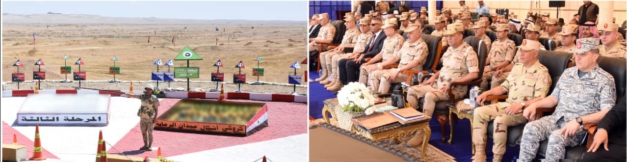 محطة مصر نيوز - وزير الدفاع والإنتاج الحربي يشهد تنفيذ المرحلة الرئيسية للمشروع التكتيكى بجنود «بدر 2026» بالذخيرة الحية