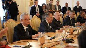 محطة مصر نيوز - وزير الخارجية ونظيره الروسي يبحثان في موسكو سبل تطوير العلاقات الثنائية