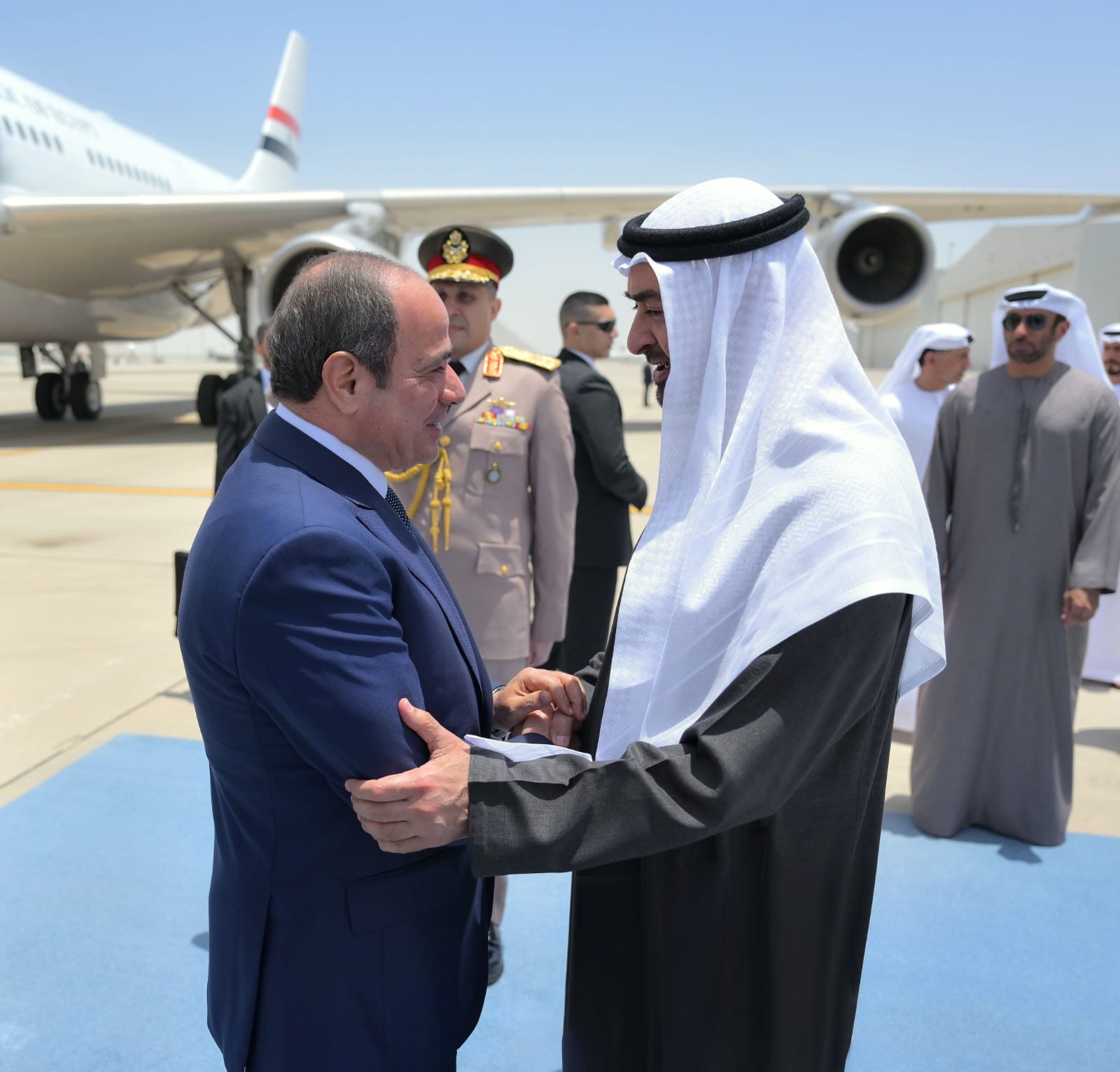 محطة مصر نيوز - الرئيس السيسي يجري زيارة أخوية إلى دولة الإمارات