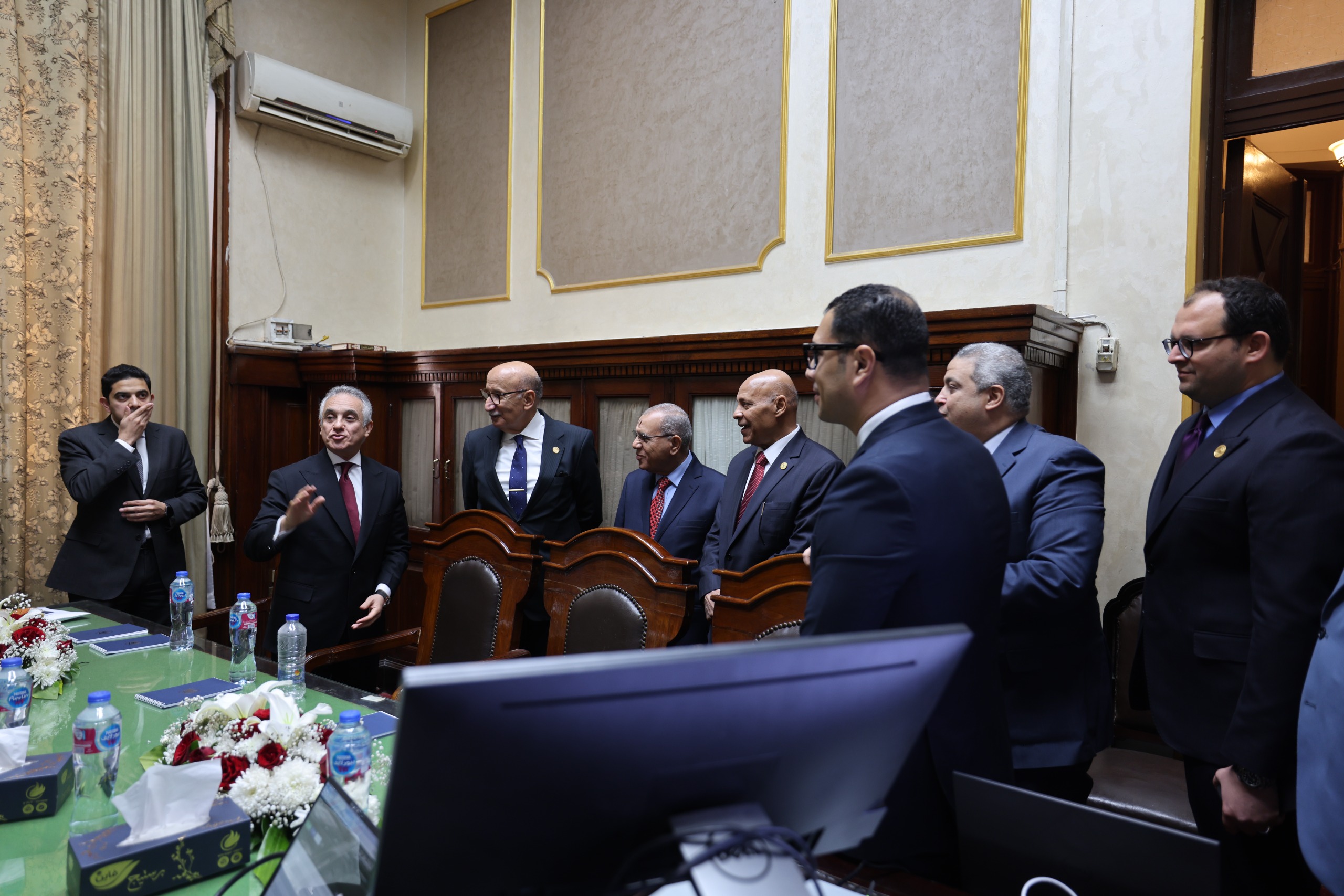 محطة مصر نيوز - وزير العدل يكرّم رئيس محكمة النقض وأعضاء مجلس القضاء الأعلى