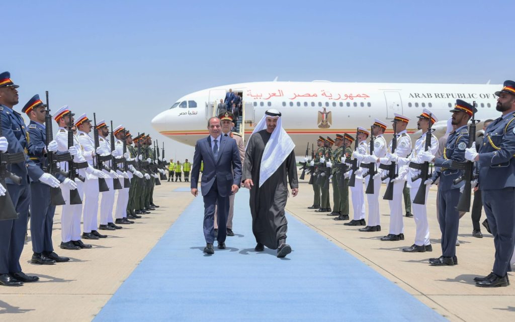 محطة مصر نيوز - الرئيس السيسي يجري زيارة أخوية إلى دولة الإمارات