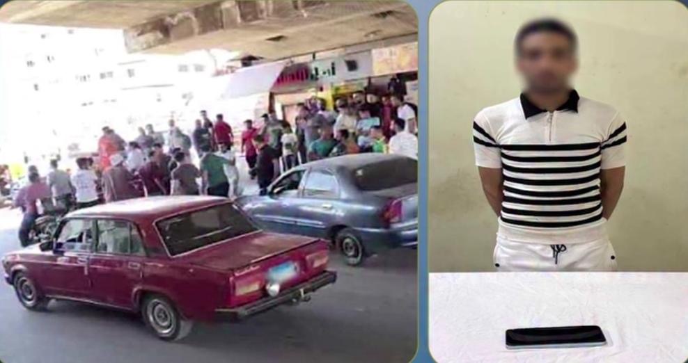 بسبب «الكلاكس».. ضبط عامل اعتدى على قائد سيارة وصعد أعلى مركبته بكفر الدوار أخبار مصر والعالم لحظة بلحظة - بسبب «الكلاكس».. ضبط عامل اعتدى على قائد سيارة وصعد أعلى مركبته بكفر الدوار