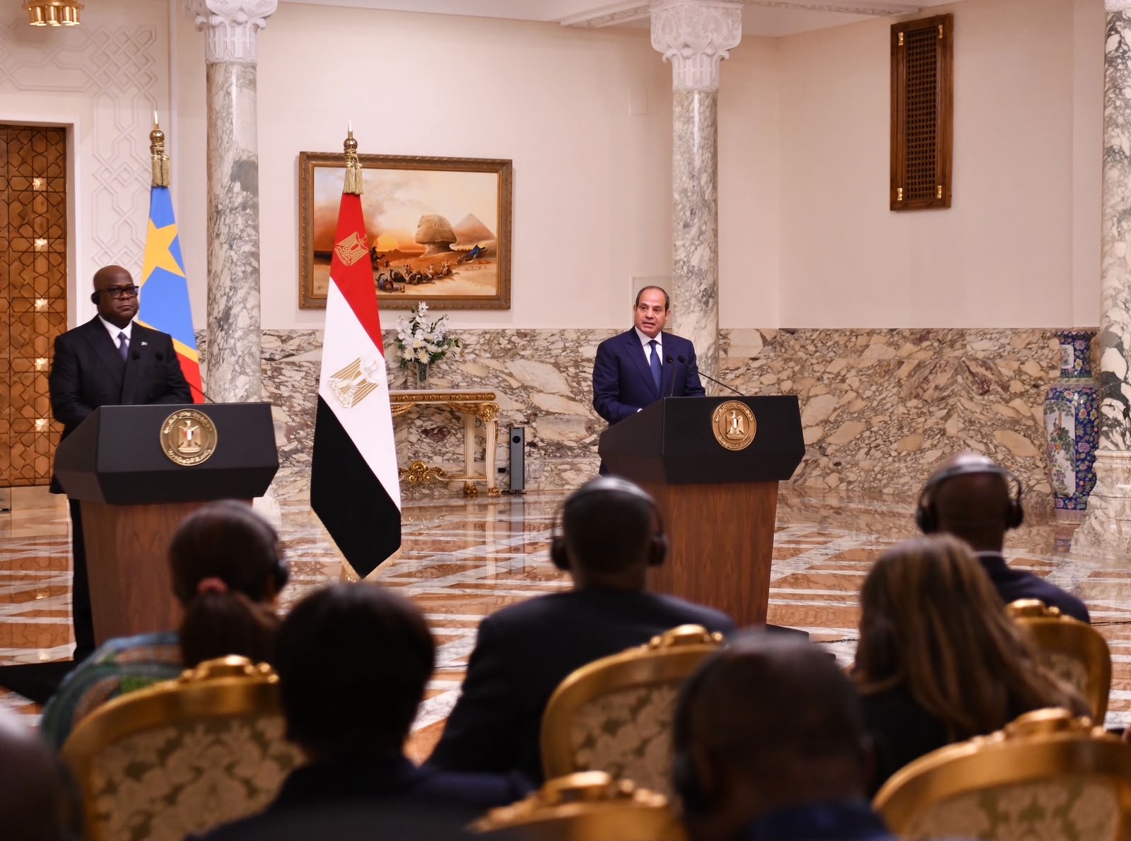 أخبار مصر والعالم لحظة بلحظة - الرئيس السيسي يستقبل رئيس جمهورية الكونغو الديمقراطية