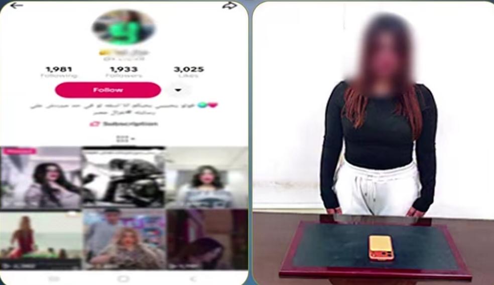 ضبط صانعة محتوى بالجيزة لنشرها مقاطع فيديو خادشة للحياء بهدف زيادة المشاهدات أخبار مصر - ضبط صانعة محتوى بالجيزة لنشرها مقاطع فيديو خادشة للحياء بهدف زيادة المشاهدات