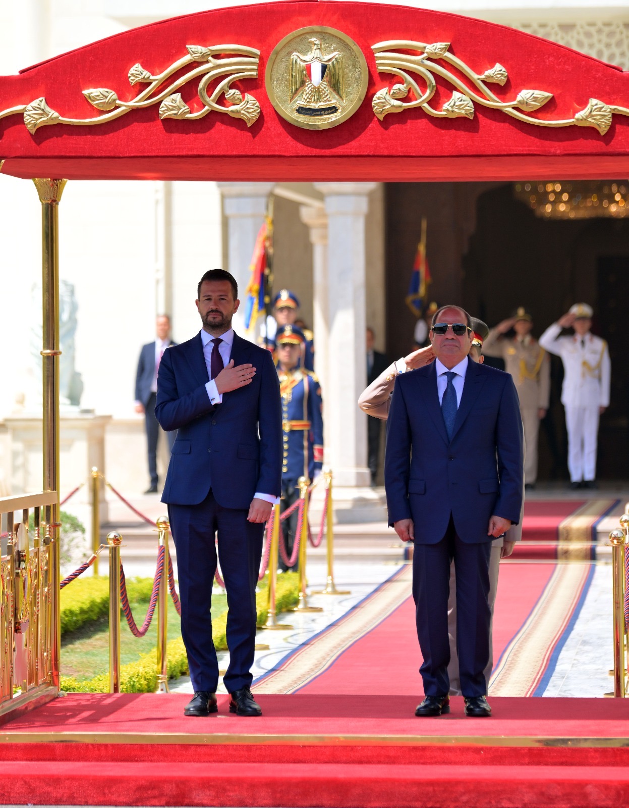 أخبار مصر - القضية الفلسطينية تتصدر مباحثات الرئيس السيسي ورئيس جمهورية الجبل الأسود «مونتينيجرو».