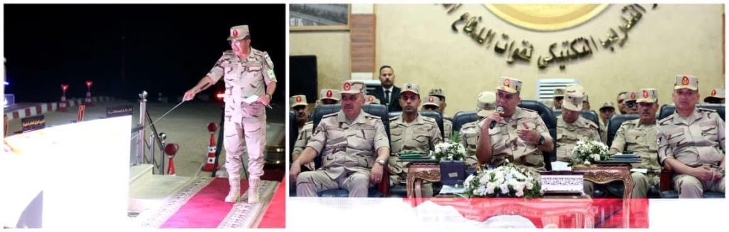 أخبار مصر - وزير الدفاع والإنتاج الحربى يشهد المرحلة النهائية من الرماية الصاروخية الليلية لقوات الدفاع الجوي