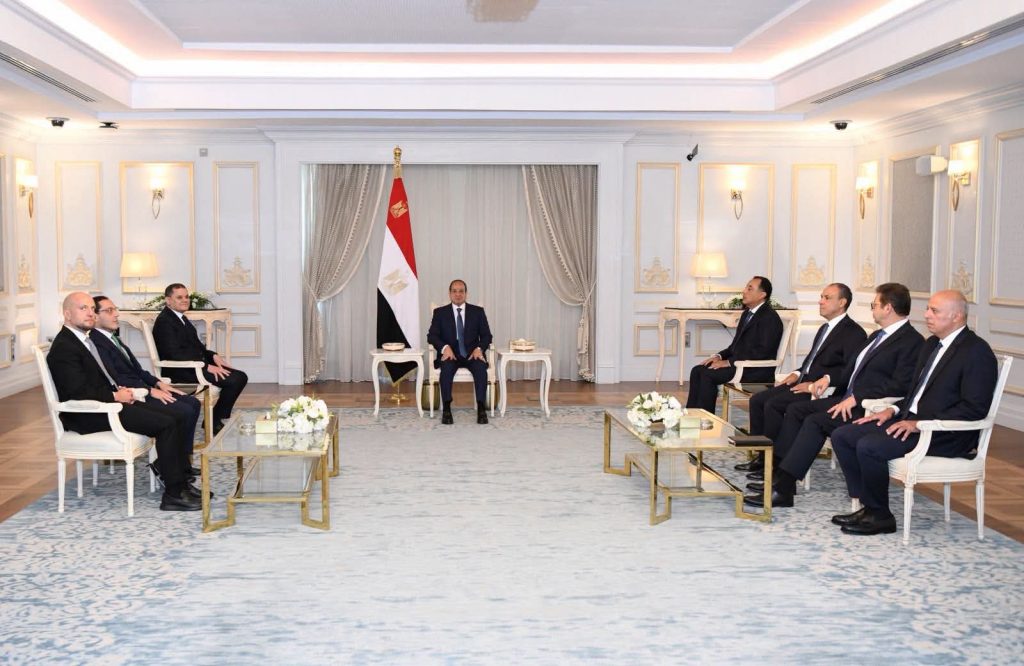 الرئيس السيسي يستقبل رئيس حكومة الوحدة الوطنية لدولة ليبيا أخبار مصر - الرئيس السيسي يستقبل رئيس حكومة الوحدة الوطنية لدولة ليبيا