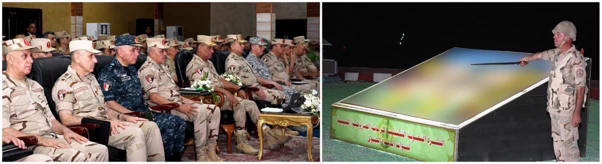 أخبار مصر - وزير الدفاع والإنتاج الحربى يشهد المرحلة النهائية من الرماية الصاروخية الليلية لقوات الدفاع الجوي