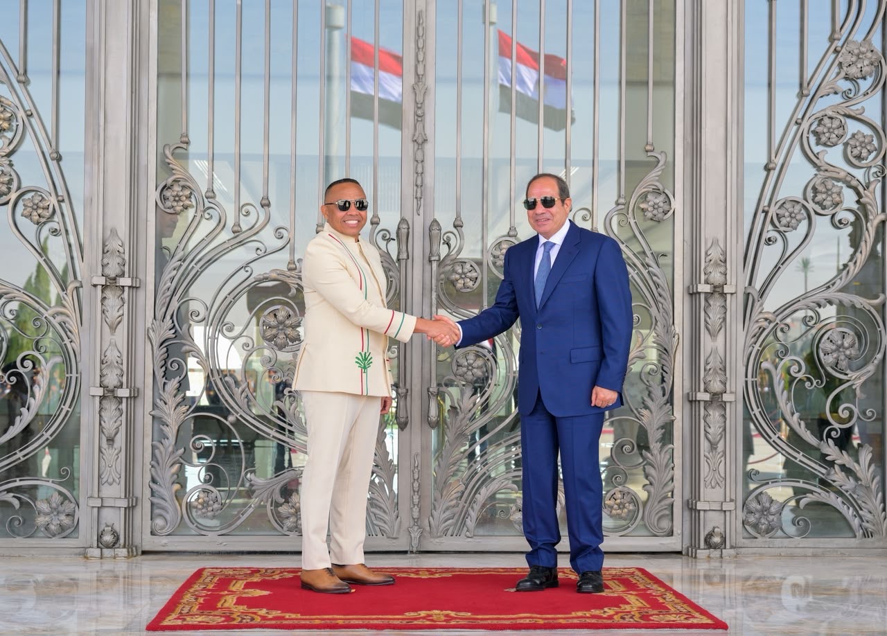 أخبار مصر - الرئيس عبد الفتاح السيسي يستقبل رئيس جمهورية مدغشقر