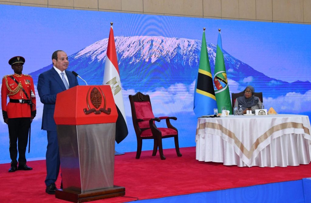 الرئيس السيسي يلتقي رئيسة جمهورية تنزانيا المتحدة أخبار مصر - الرئيس السيسي يلتقي رئيسة جمهورية تنزانيا المتحدة