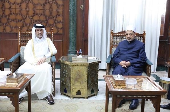 شيخ الأزهر يستقبل السفير القطري بالقاهرة أخبار مصر - شيخ الأزهر يستقبل السفير القطري بالقاهرة