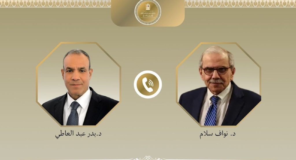 أخبار مصر - وزير الخارجية يبحث مع رئيس الوزراء اللبناني تطورات الأوضاع في لبنان