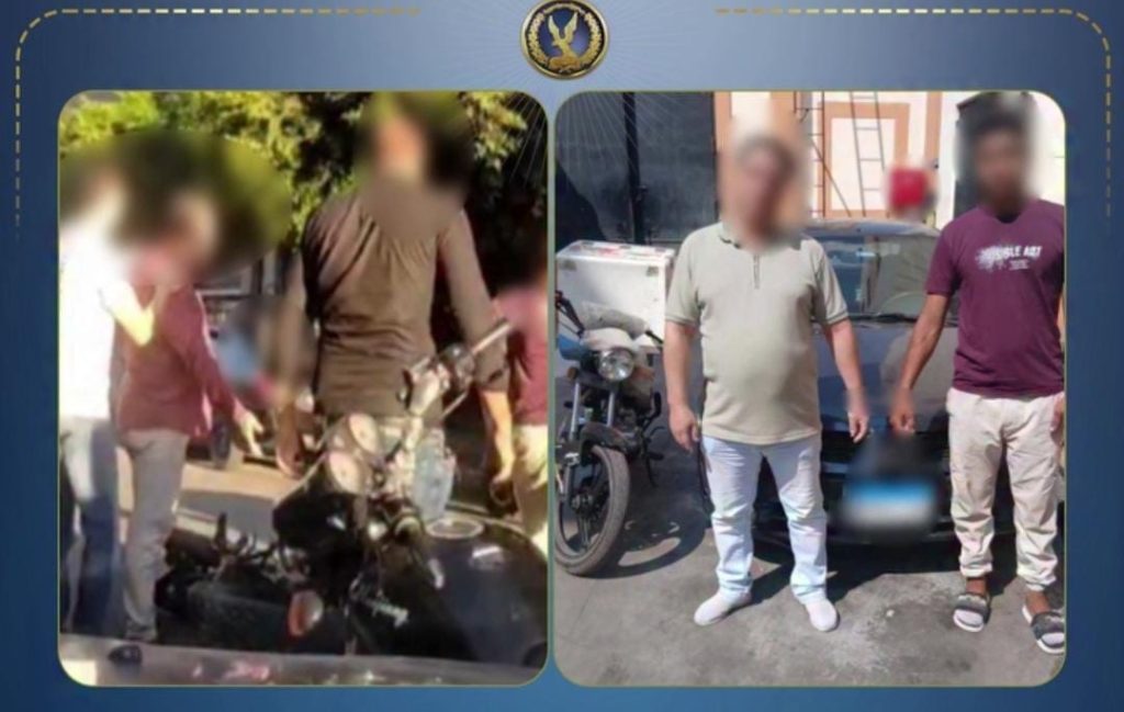 تصادم قلبها خناقة.. مشادة وتشابك بالأيدي بين قائد سيارة ودراجة نارية في دمنهور أخبار مصر - تصادم قلبها خناقة.. مشادة وتشابك بالأيدي بين قائد سيارة ودراجة نارية في دمنهور