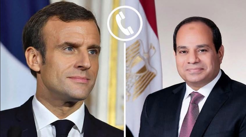 الرئيس السيسي يُجري اتصالاً هاتفياً بالرئيس الفرنسي إيمانويل ماكرون أخبار مصر - الرئيس السيسي يُجري اتصالاً هاتفياً بالرئيس الفرنسي إيمانويل ماكرون