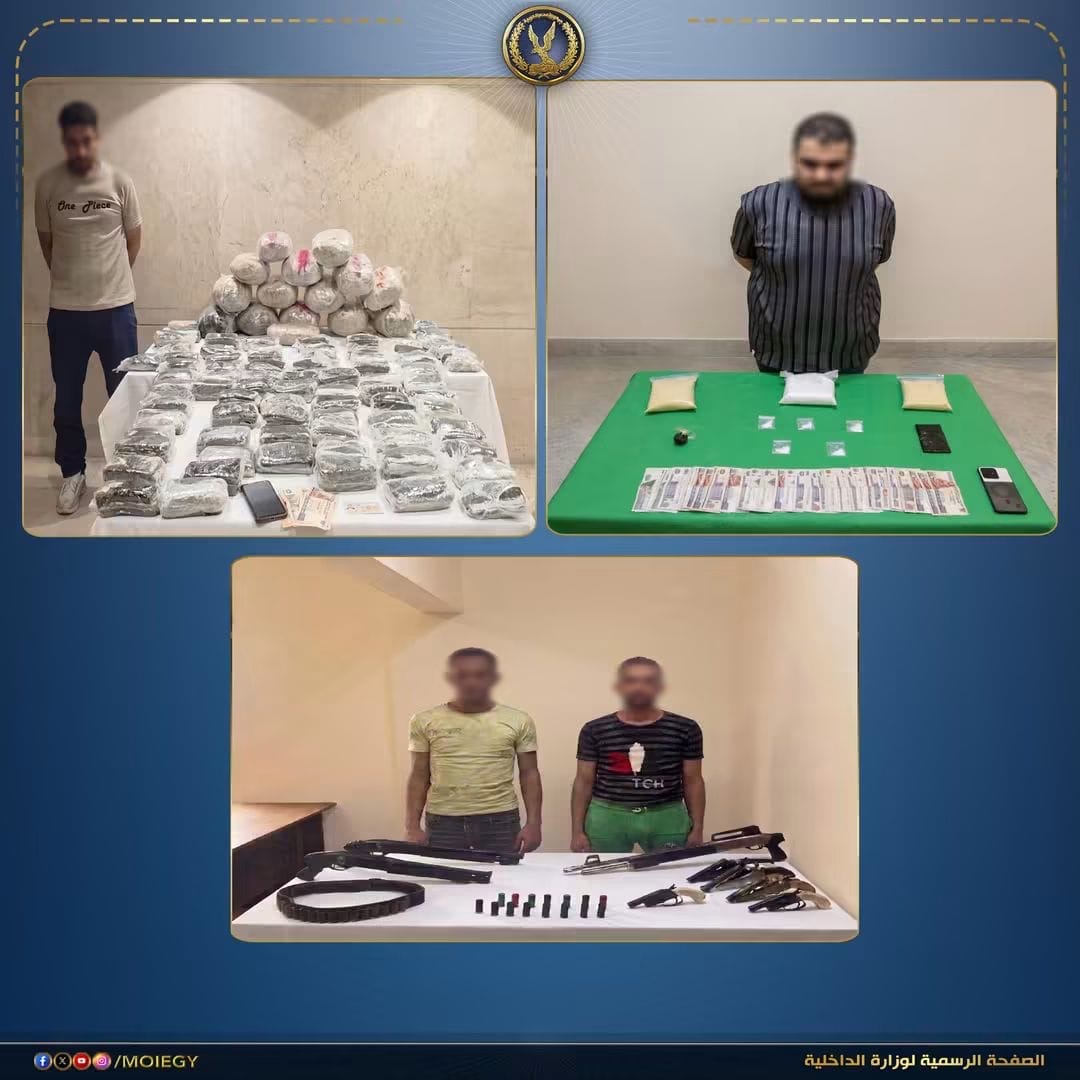 أخبار مصر - ضربة أمنية قوية بالقليوبية.. مصرع 5 عناصر شديدة الخطورة وضبط ترسانة أسلحة ومخدرات