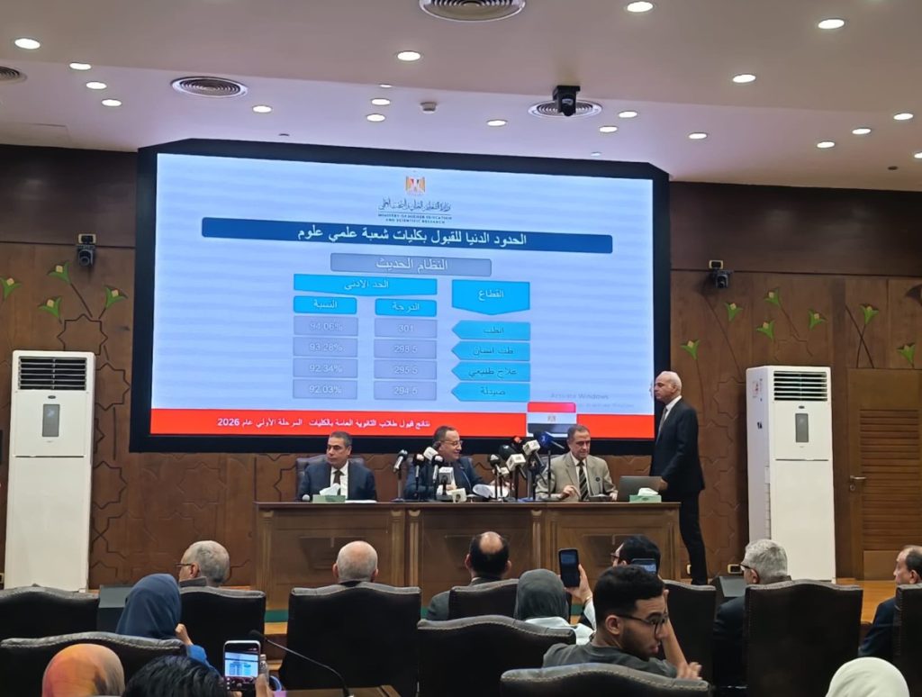 الطب 94.06% والأسنان 93.28% والصيدلة 92.03% .. ننشر نتائج المرحلة الأولى لتنسيق الجامعات أخبار مصر - الطب 94.06% والأسنان 93.28% والصيدلة 92.03% .. ننشر نتائج المرحلة الأولى لتنسيق الجامعات