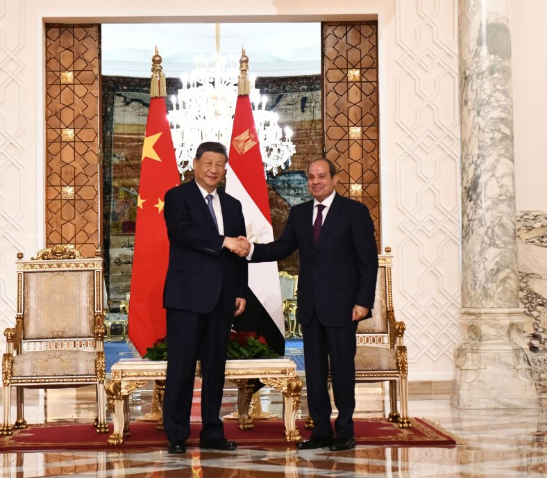 أخبار مصر - الرئيس عبد الفتاح السيسي يستقبل نظيره الصيني بقصر الاتحادية
