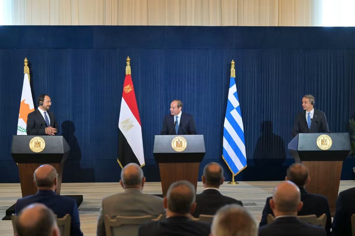 أخبار مصر - الرئيس السيسي يشارك في قمة آلية التعاون الثلاثي الدورية بين مصر واليونان وقبرص