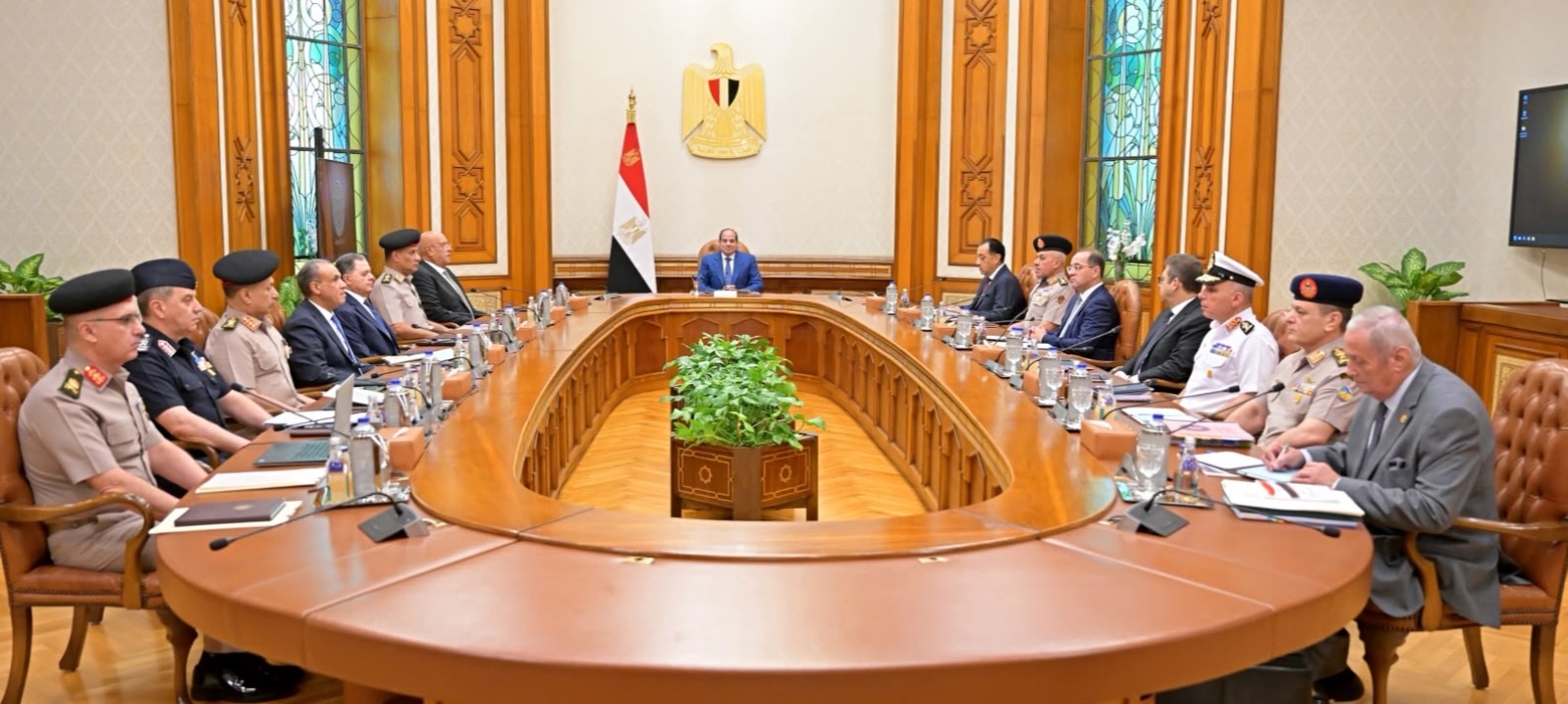أخبار مصر - الرئيس السيسي يترأس اجتماع مجلس الدفاع الوطني