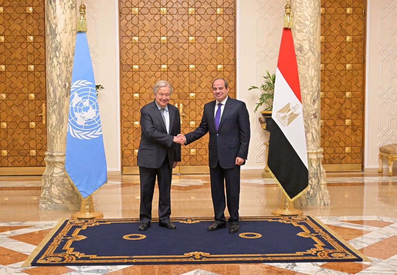 أخبار مصر - الرئيس عبد الفتاح السيسي يلتقي نطونيو جوتيريش سكرتير عام الأمم المتحدة