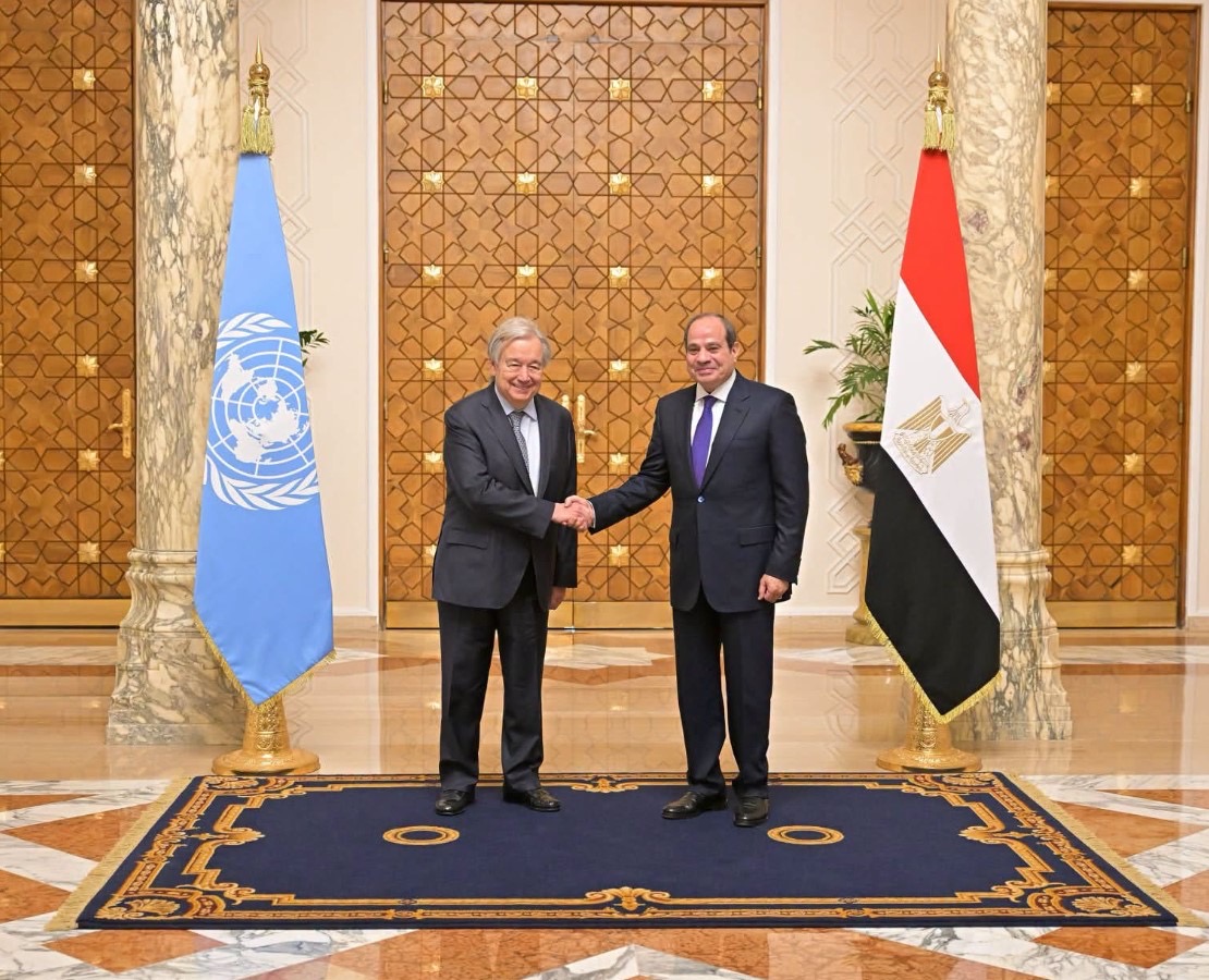 أخبار مصر - الرئيس عبد الفتاح السيسي يلتقي نطونيو جوتيريش سكرتير عام الأمم المتحدة