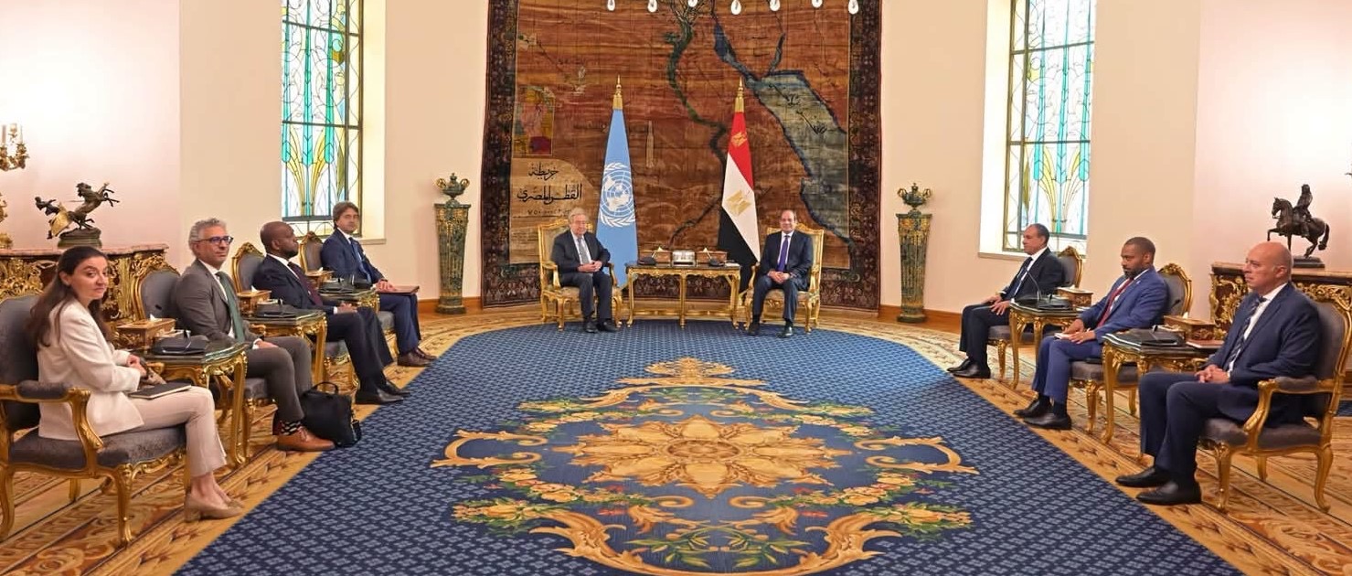أخبار مصر - الرئيس عبد الفتاح السيسي يلتقي نطونيو جوتيريش سكرتير عام الأمم المتحدة