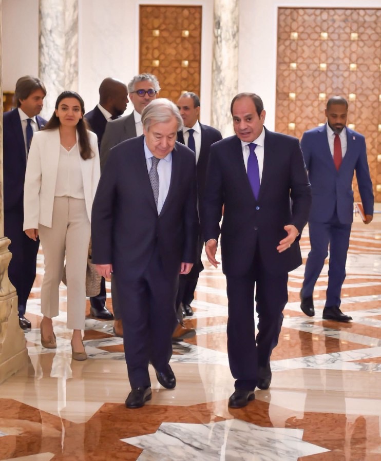 أخبار مصر - الرئيس عبد الفتاح السيسي يلتقي نطونيو جوتيريش سكرتير عام الأمم المتحدة